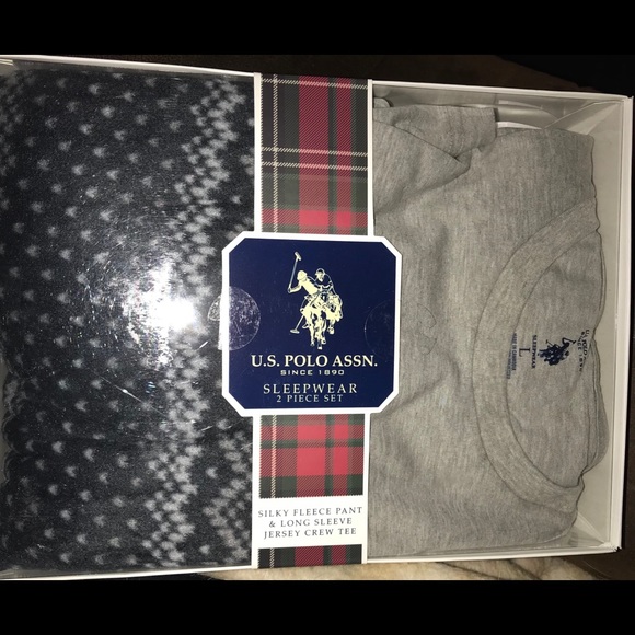 NWT US Polo fleece pajama set - Picture 2 of 4
